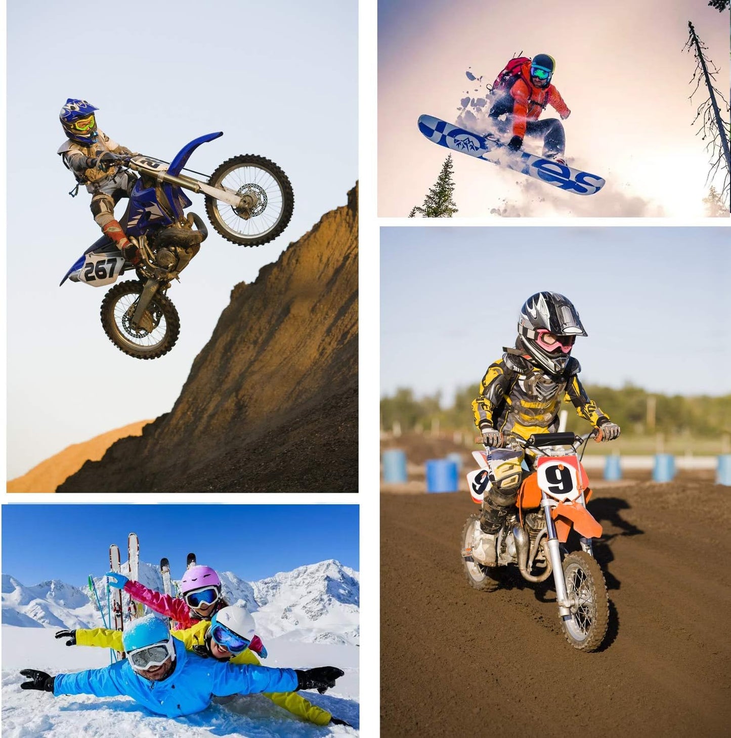 Motorcycles Goggles Dirt Bike Glasses ATV Googles off Road Riding Goggles for Man Woman Adults Youth