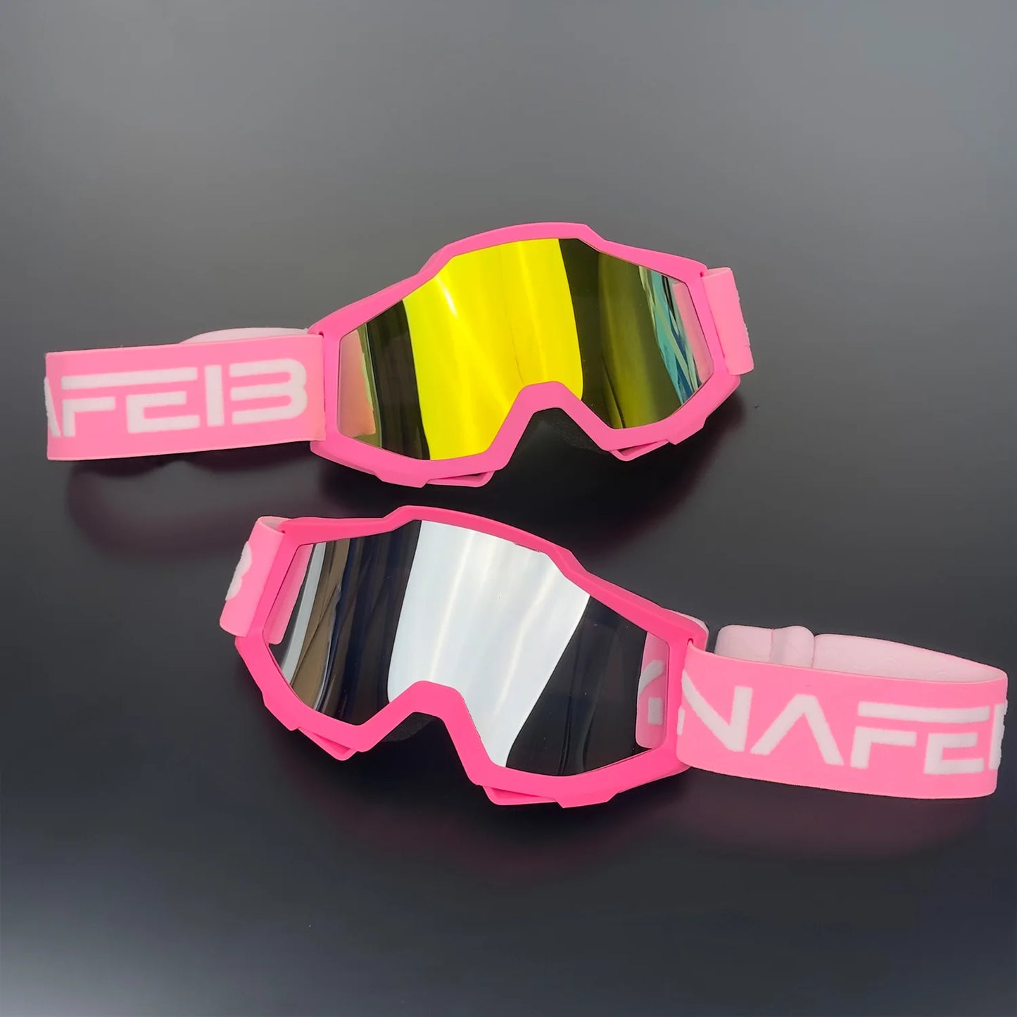 NAFEIB Motorcycle Riding Goggles Men'S Windproof Outdoor Glasses Dirt Bike Off-Road Helmet Goggles Moto Cross MX MTB