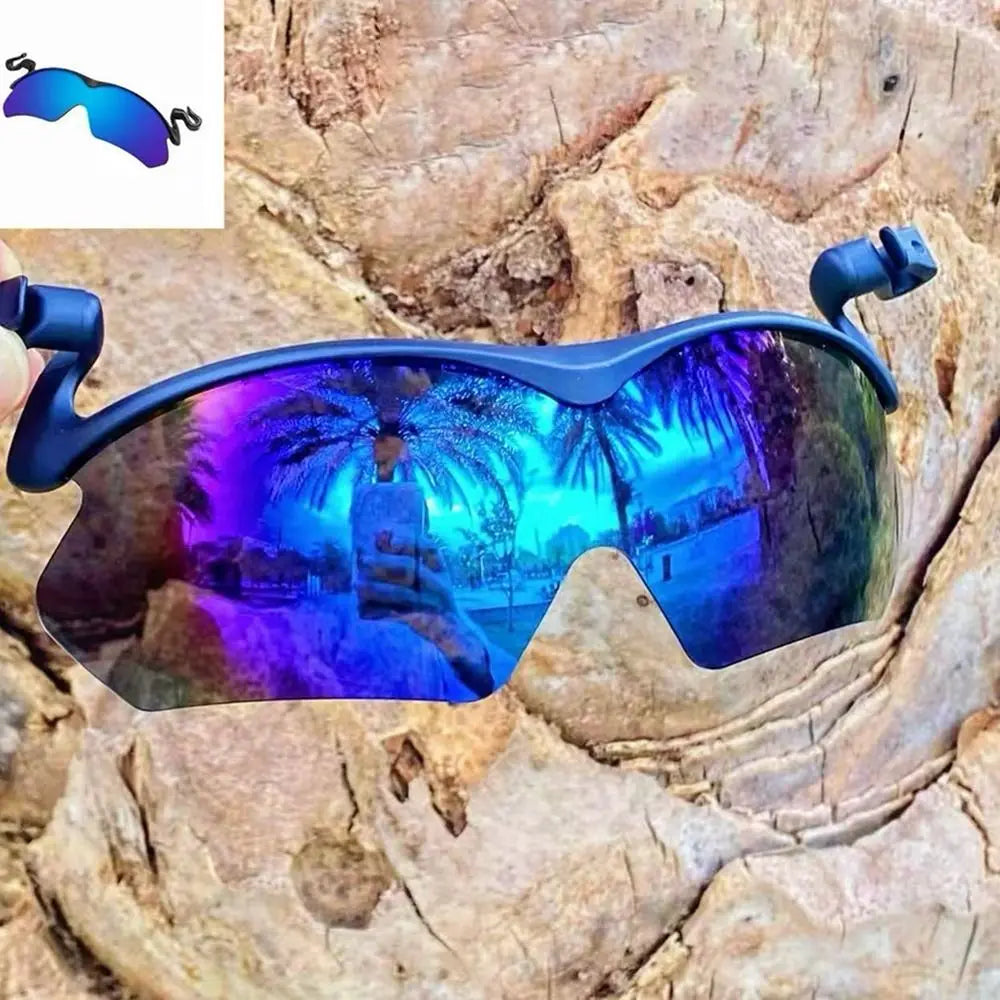 Adjustable Clip Cap Sports Sunglasses Flip-Up Cover UV Protection Polarized Sunglasses Clip on Hat Cycling Goggles