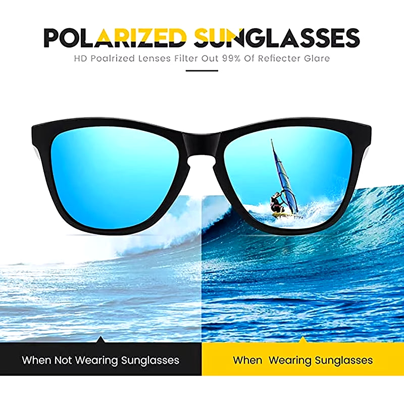 Retro Polarized Sunglasses Clear Night Vision Sunglasses Retro Men Women Brand Designer Sun Glasses UV400