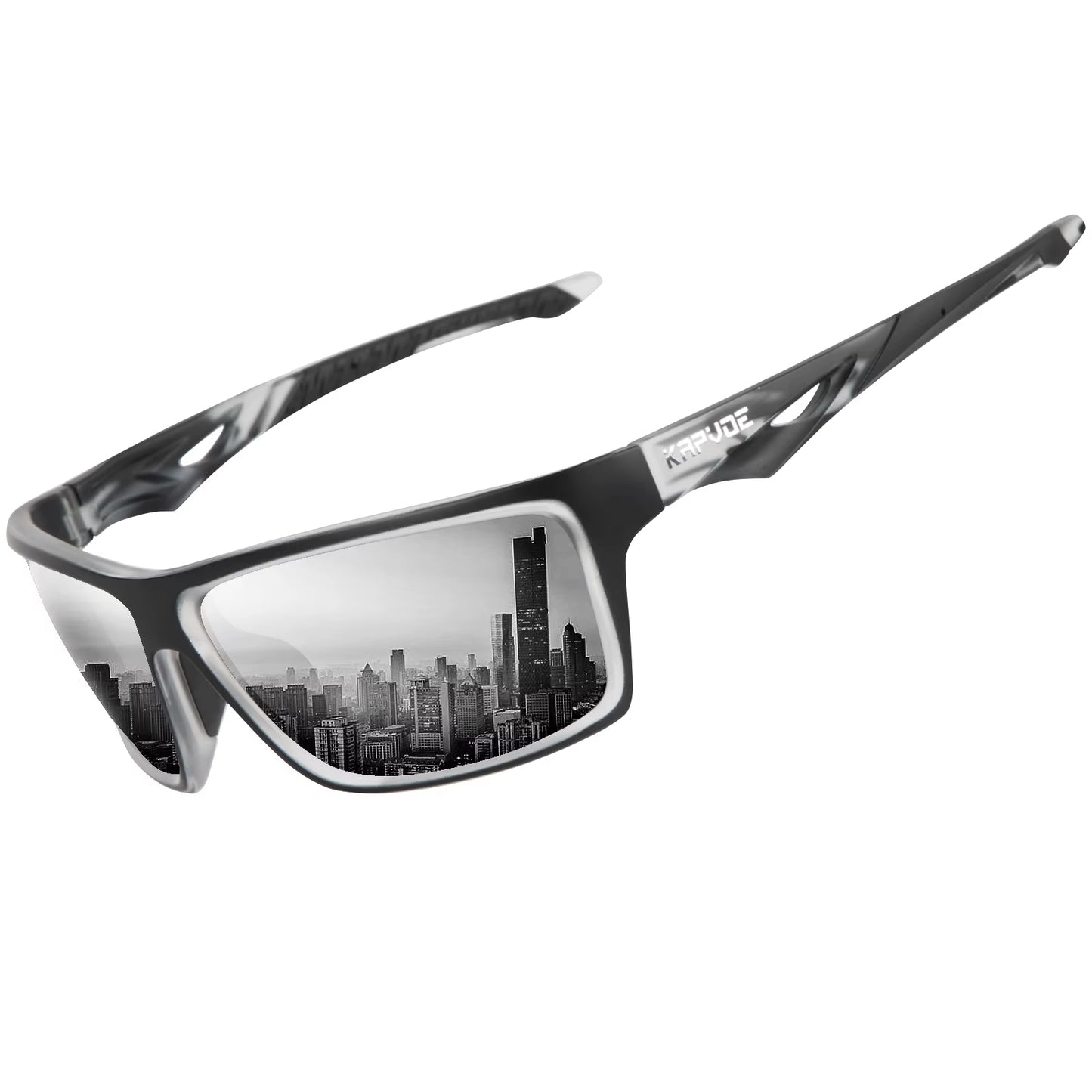 KAPVOE Polarized Glasses Men Women Fishing Goggles Camping Hiking Road Driving Eyewear Sport Sunglasses Bicycle Running Glasses