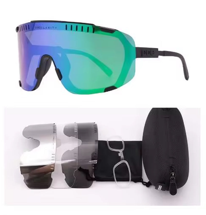 Devours Mountain Bike Road Bike Outdoor Sports Myopia Goggles Windproof Riding