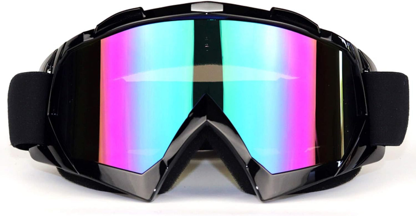 Motorcycles Goggles Dirt Bike Glasses ATV Googles off Road Riding Goggles for Man Woman Adults Youth