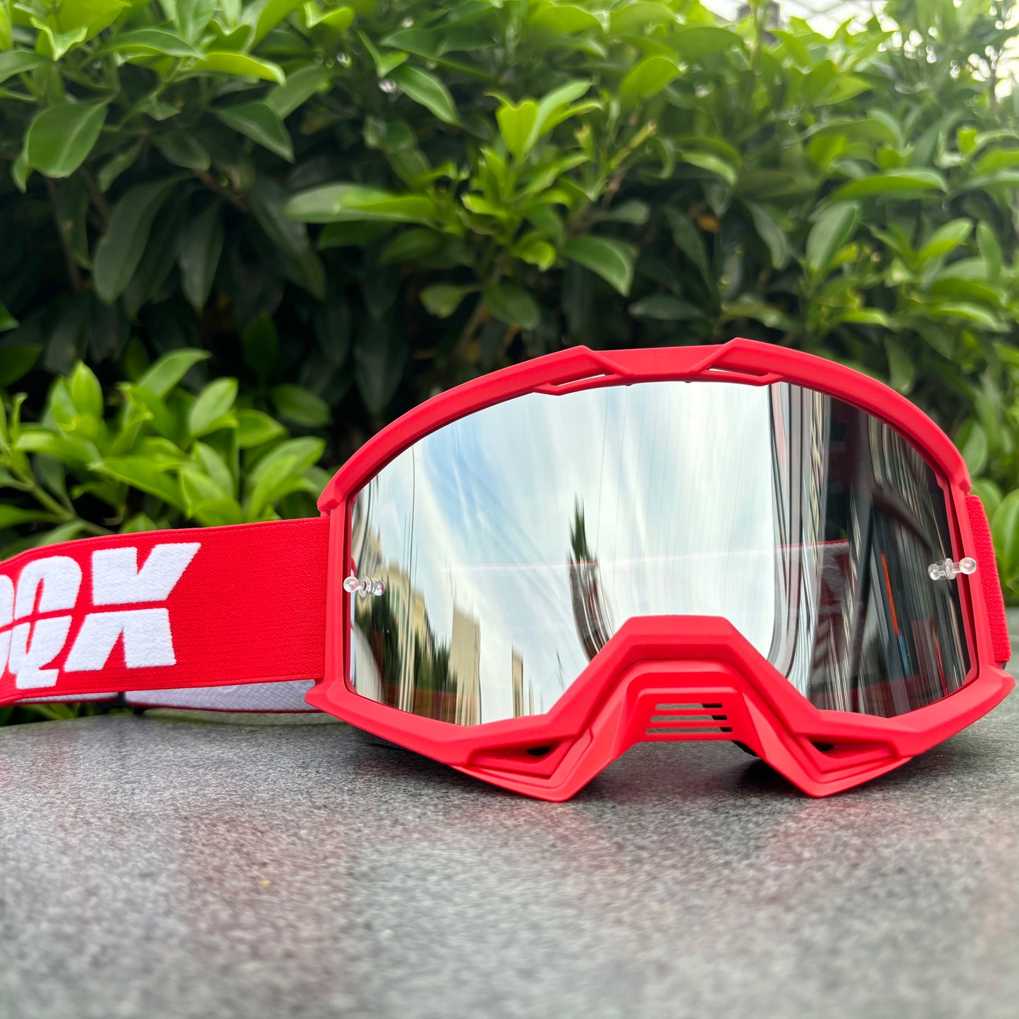 IOQX Motocross Gold Goggles Cycling MX ATV Motorcycle Helmet Glasses Off-Road Racing Riding Goggles Dirt Bike Gear Moto Glasses