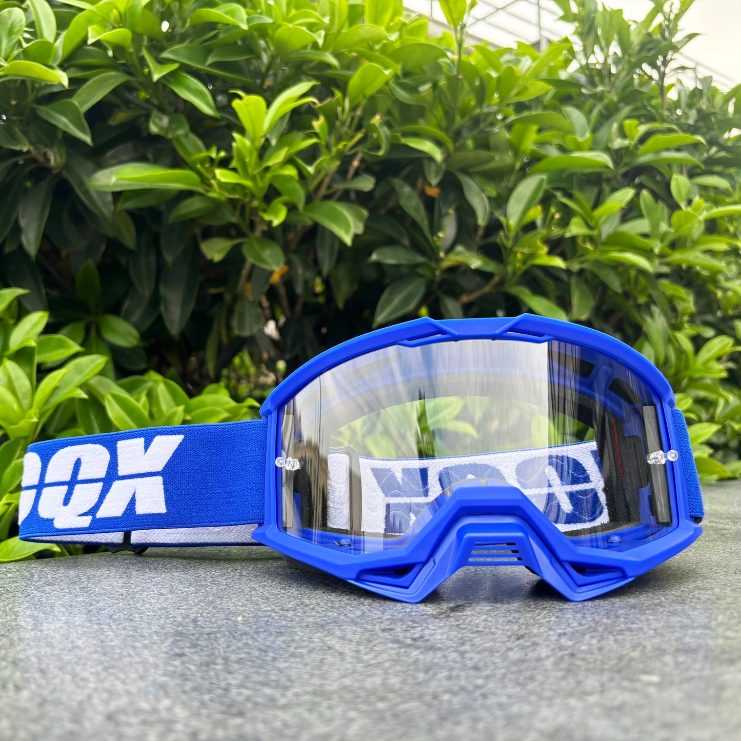 IOQX Motocross Gold Goggles Cycling MX ATV Motorcycle Helmet Glasses Off-Road Racing Riding Goggles Dirt Bike Gear Moto Glasses