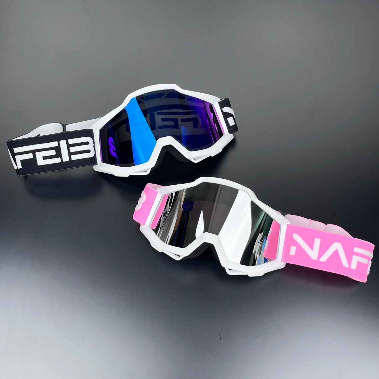 NAFEIB Motorcycle Riding Goggles Men'S Windproof Outdoor Glasses Dirt Bike Off-Road Helmet Goggles Moto Cross MX MTB