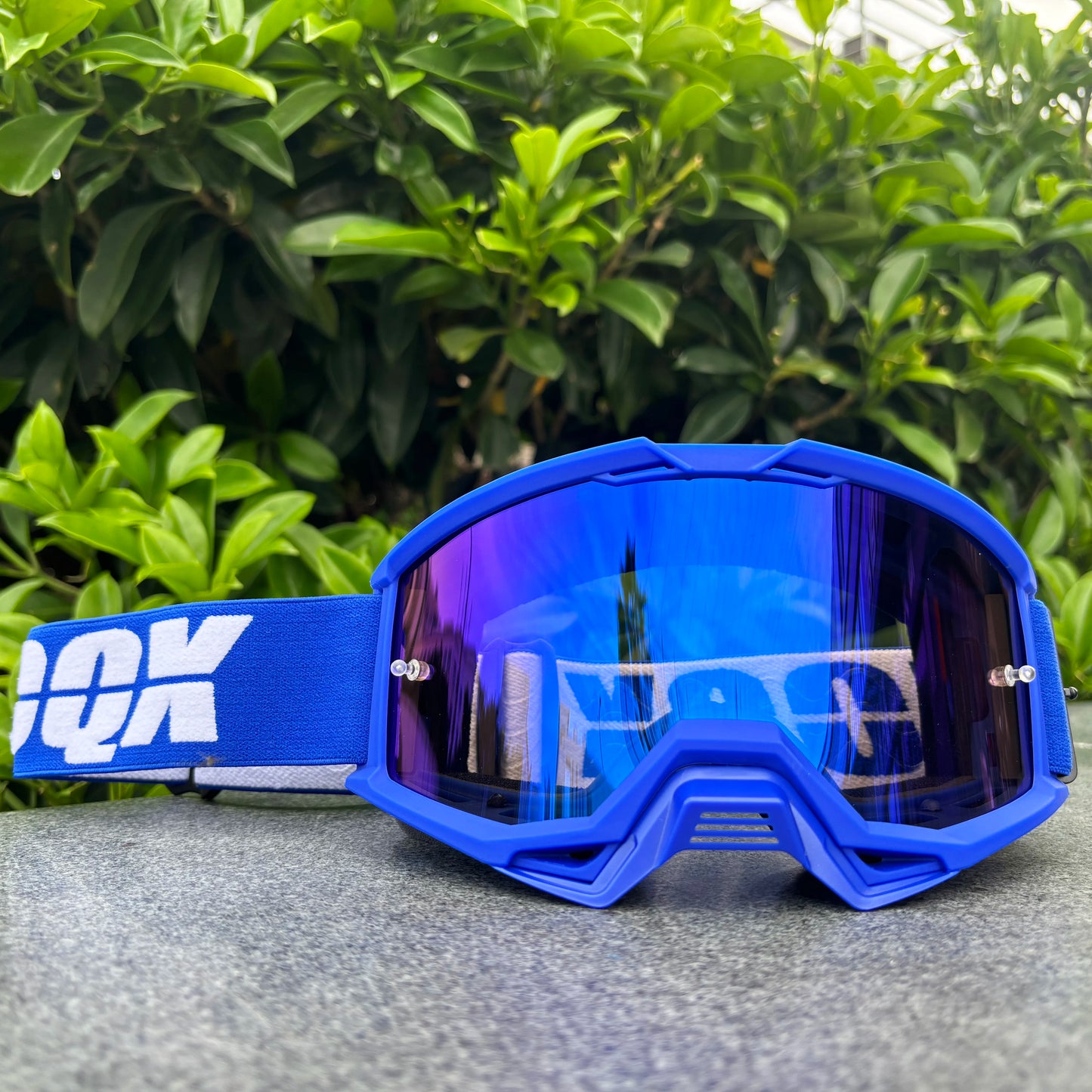 IOQX Motocross Gold Goggles Cycling MX ATV Motorcycle Helmet Glasses Off-Road Racing Riding Goggles Dirt Bike Gear Moto Glasses