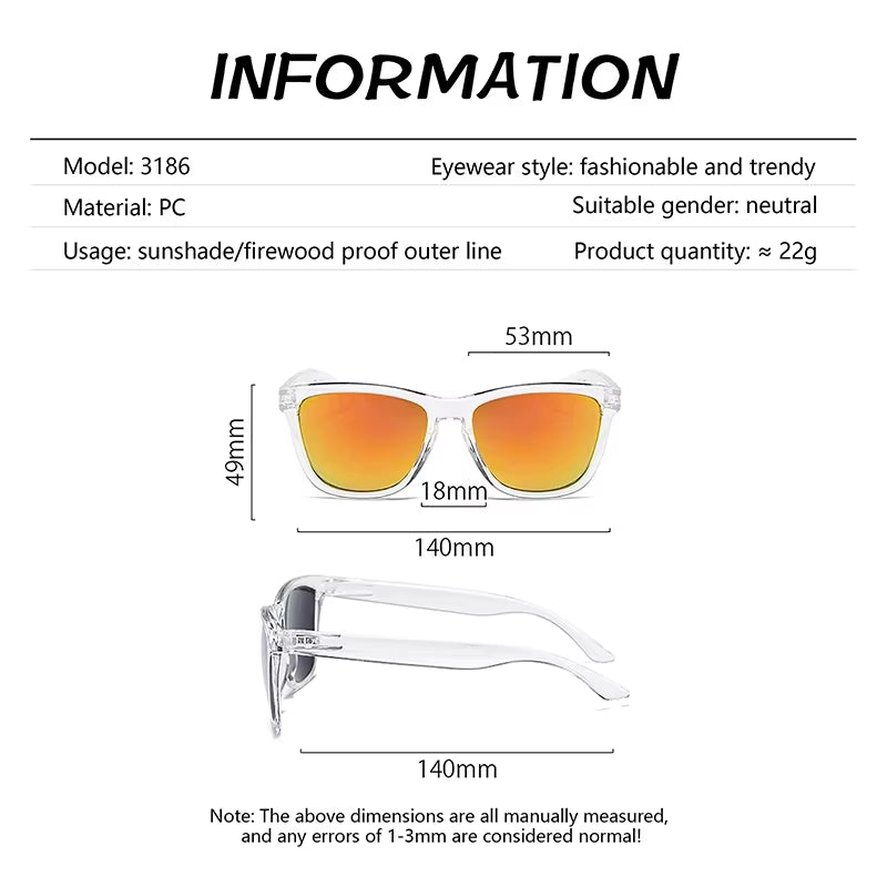 Retro Polarized Sunglasses Clear Night Vision Sunglasses Retro Men Women Brand Designer Sun Glasses UV400