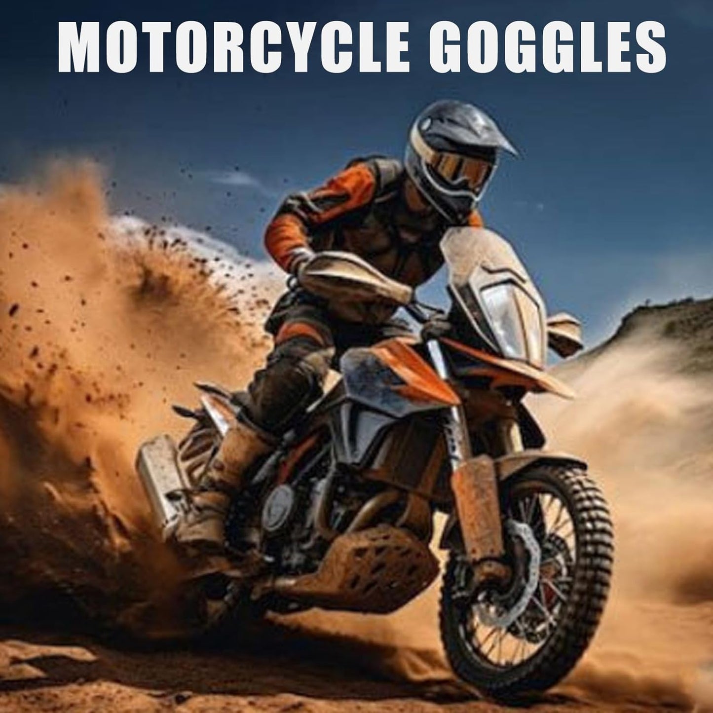Motorcycle Dirt Bike Skiing Riding Windproof Racing Motocross Goggles
