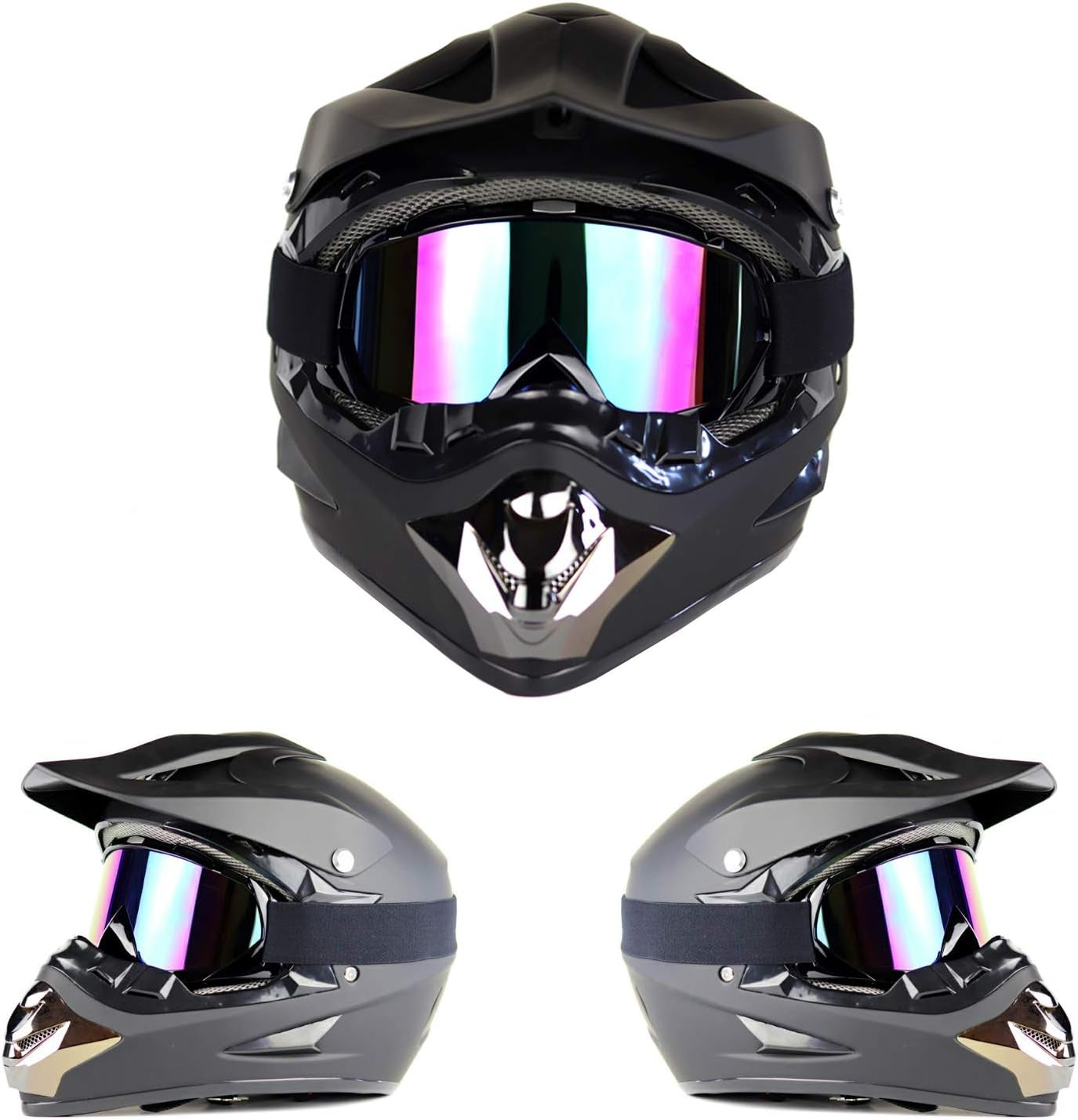 Motorcycles Goggles Dirt Bike Glasses ATV Googles off Road Riding Goggles for Man Woman Adults Youth