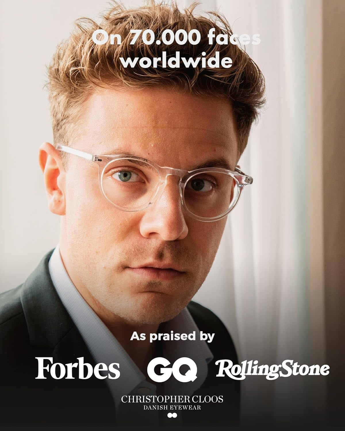 - Paloma on the Rocks - Danish Design Blue Light Glasses for Men & Women - Fashion Designer Glasses - Computer Glasses - Unisex - Non Prescription - Prescription Ready