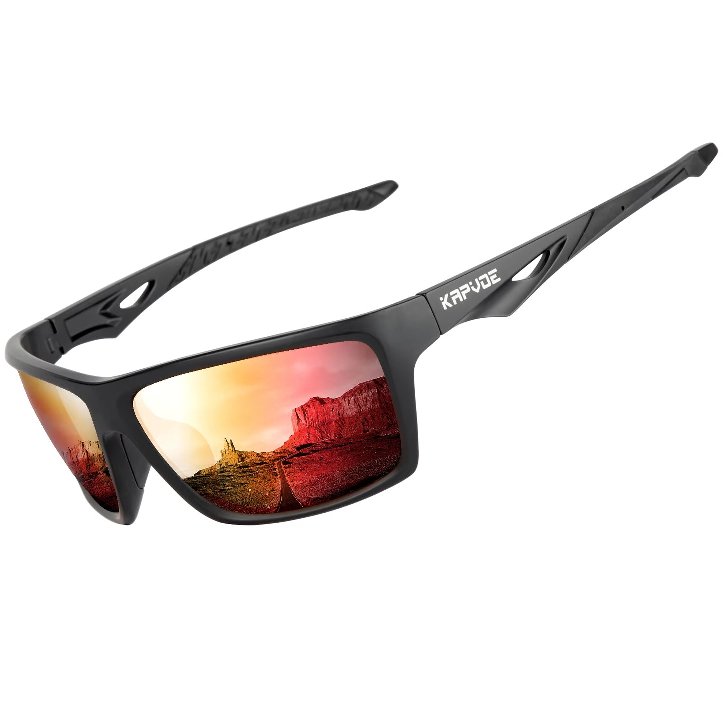 KAPVOE Polarized Glasses Men Women Fishing Goggles Camping Hiking Road Driving Eyewear Sport Sunglasses Bicycle Running Glasses