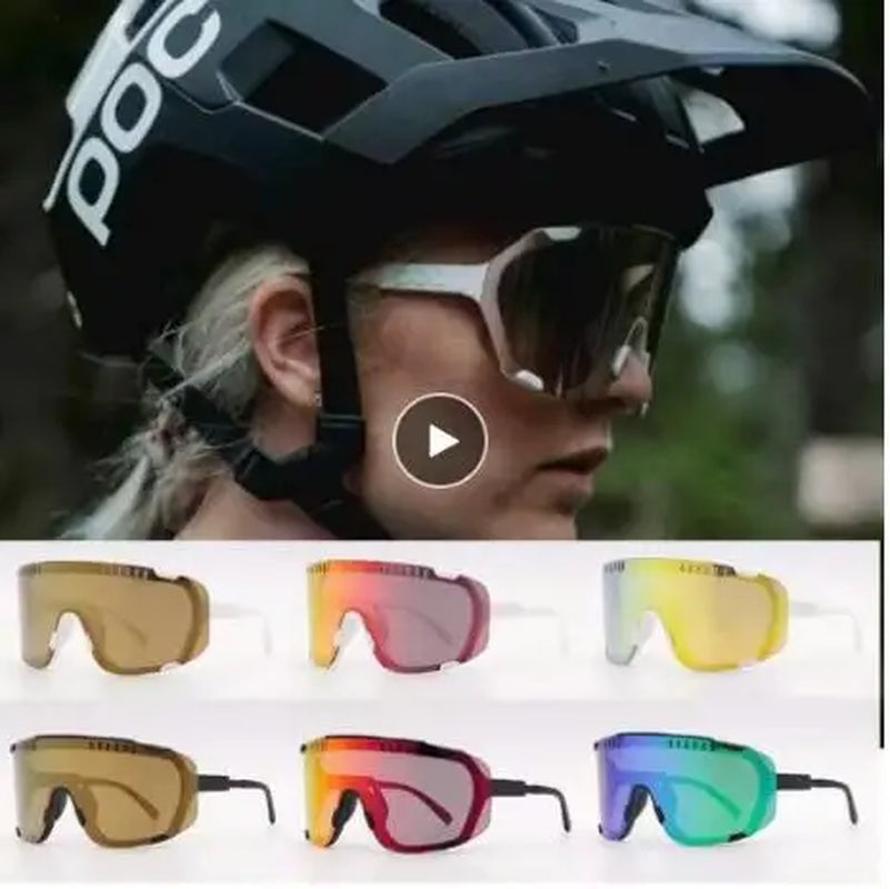 Devours Mountain Bike Road Bike Outdoor Sports Myopia Goggles Windproof Riding