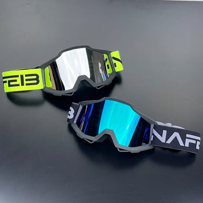 NAFEIB Motorcycle Riding Goggles Men'S Windproof Outdoor Glasses Dirt Bike Off-Road Helmet Goggles Moto Cross MX MTB
