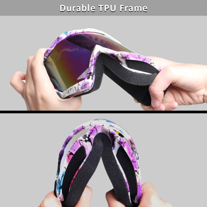 Motorcycle Goggles ATV Goggles Motocross Goggles Windproof Dirt Bike Goggles Dustproof off Road Goggles Scratch Resistant PU Helmet MX Goggles Skiing Goggles Protective Safety Glasses Racing Goggles