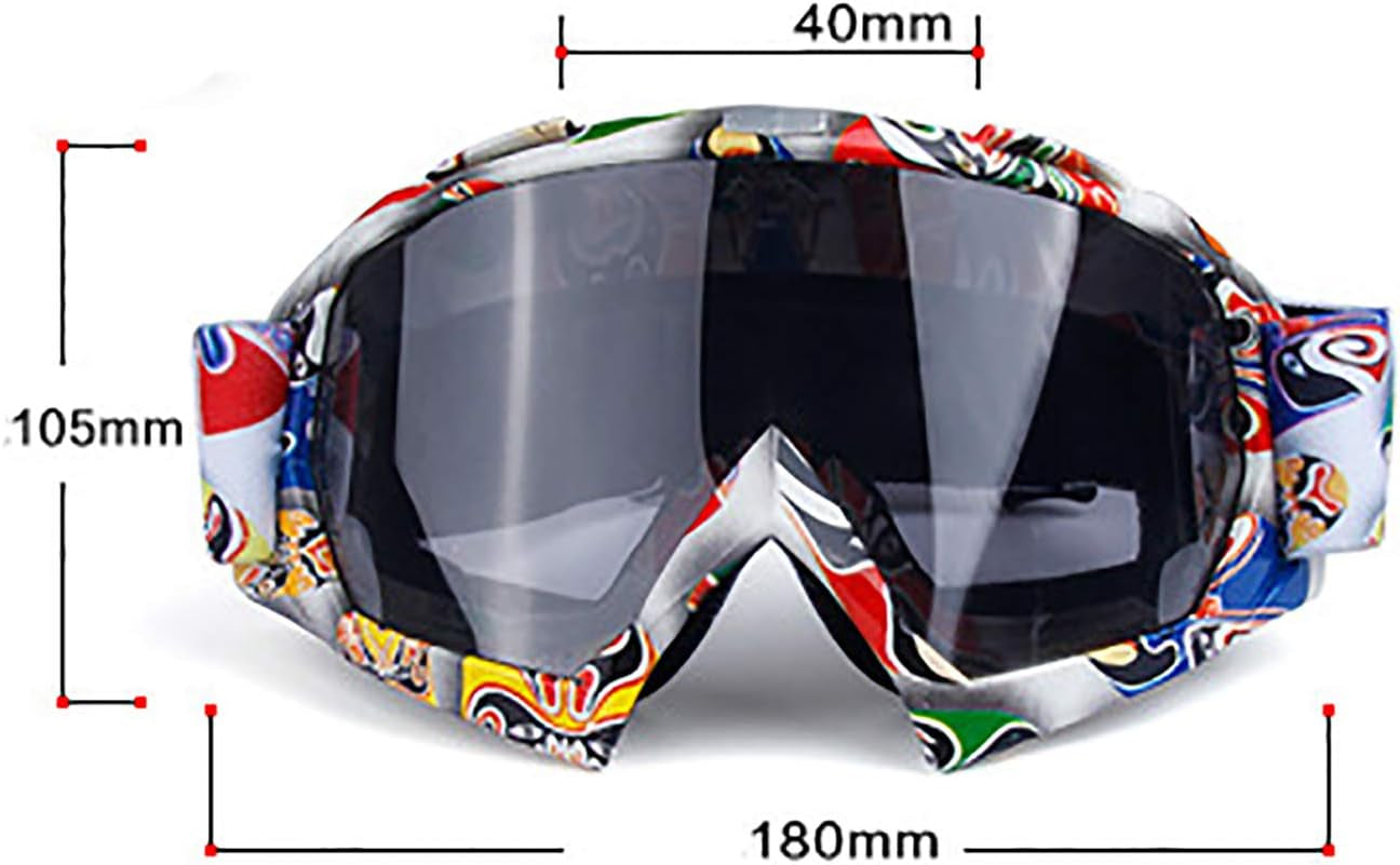 Motorcycle Motocross Racing Goggle Dirtbike Cycling Goggles Skiing Adjusted Strap KG31