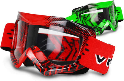 Motorbike Goggle Glasses Kids Teens Youth Motorcycle Clear Vision Dust Proof Dirtbike Racing Goggle KG4