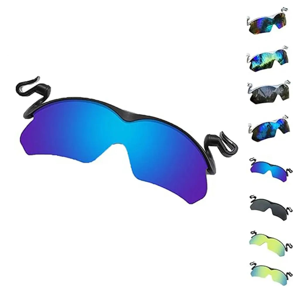 Adjustable Clip Cap Sports Sunglasses Flip-Up Cover UV Protection Polarized Sunglasses Clip on Hat Cycling Goggles