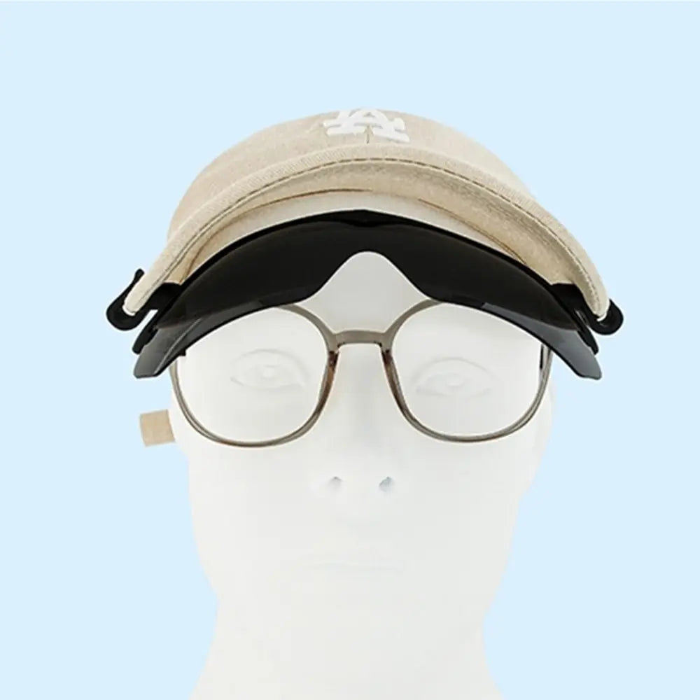 Adjustable Clip Cap Sports Sunglasses Flip-Up Cover UV Protection Polarized Sunglasses Clip on Hat Cycling Goggles