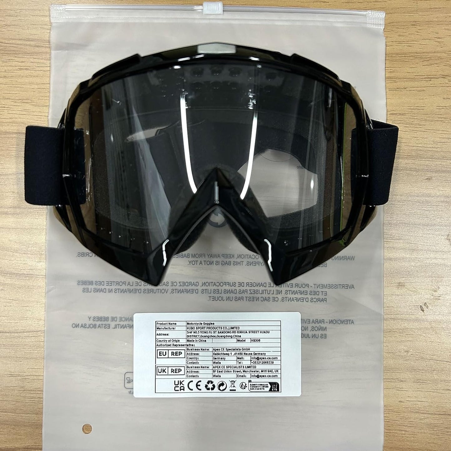 Motorcycle Goggles ATV Goggles Motocross Goggles Windproof Dirt Bike Goggles Dustproof off Road Goggles Scratch Resistant PU Helmet MX Goggles Skiing Goggles Protective Safety Glasses Racing Goggles