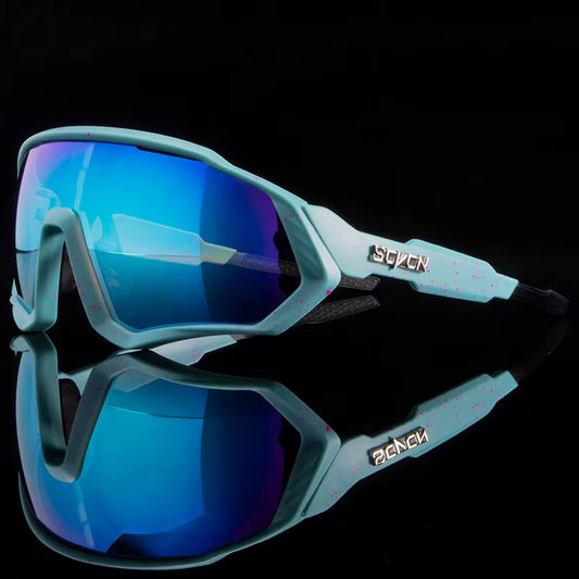 SCVCN UV400 Sport Cycling Glasses Road Sunglasses Bicycle Eyewear Mountain Bike MTB Cycl Goggles Running Glasses