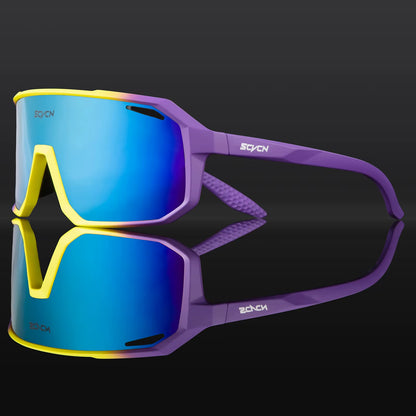 SCVCN Men Bicycle Cycling Sunglasses Woman MTB Road Bike Driving Goggles Outdoor Sports Running Glasses UV400 Hiking Eyewear