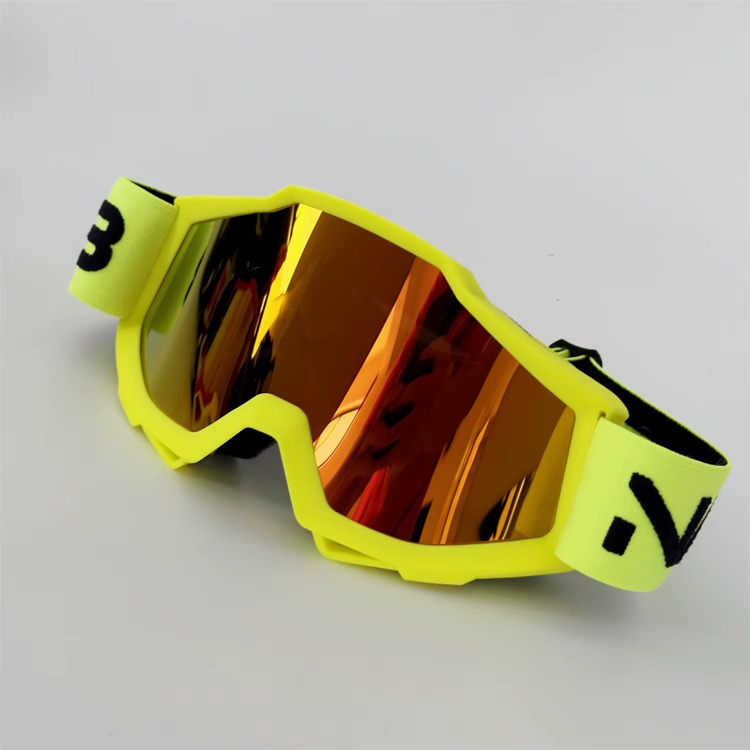 NAFEIB Motorcycle Riding Goggles with Elastic Band to Prevent Detachment UV400 High-Quality Windproof Outdoor Off-Road Glasses
