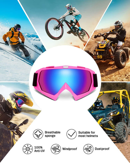 Dirt Bike Goggles - Motocross & ATV/UTV Goggles with anti UV Protection