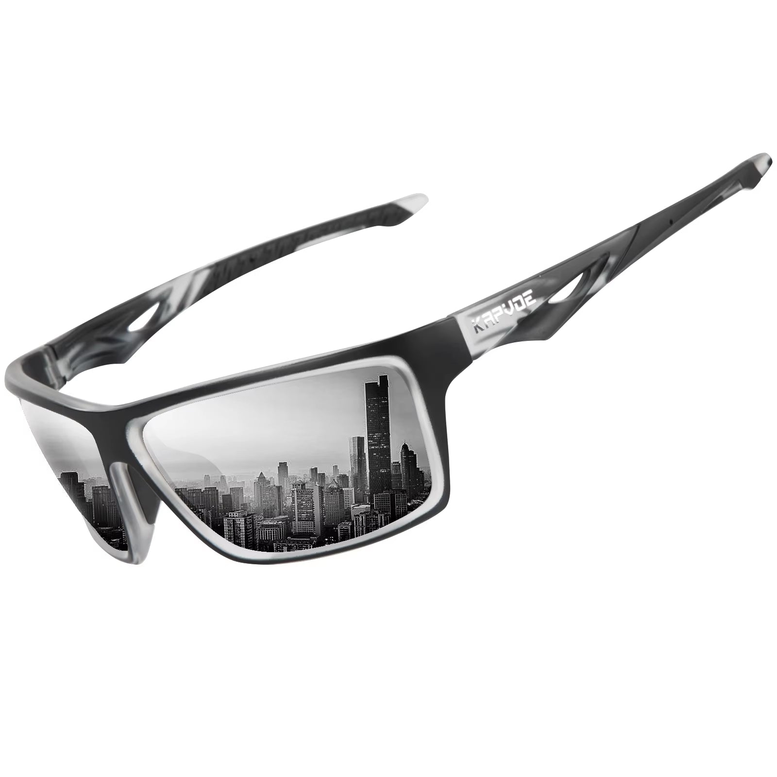 KAPVOE Polarized Glasses Men Women Fishing Goggles Camping Hiking Road Driving Eyewear Sport Sunglasses Bicycle Running Glasses