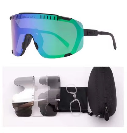 Devours Mountain Bike Road Bike Outdoor Sports Myopia Goggles Windproof Riding
