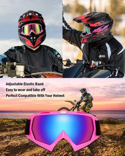 Dirt Bike Goggles - Motocross & ATV/UTV Goggles with anti UV Protection