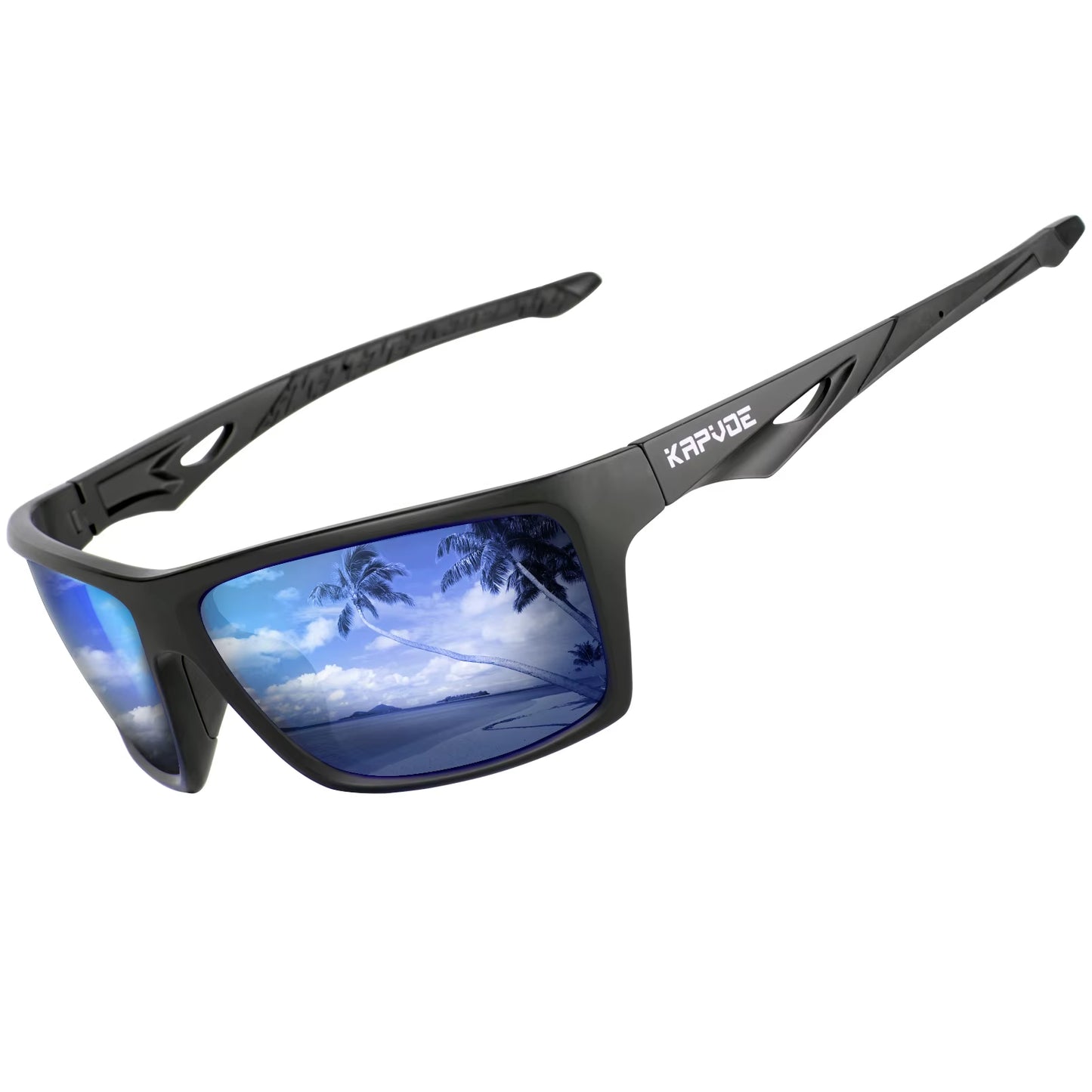 KAPVOE Polarized Glasses Men Women Fishing Goggles Camping Hiking Road Driving Eyewear Sport Sunglasses Bicycle Running Glasses