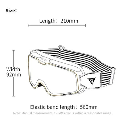 Motowolf Men Women Motocross Glasses Anti-Fog Mtb Dirt Bike Goggles Retro ATV Motorcycle Eyeglasses for Touring Riding
