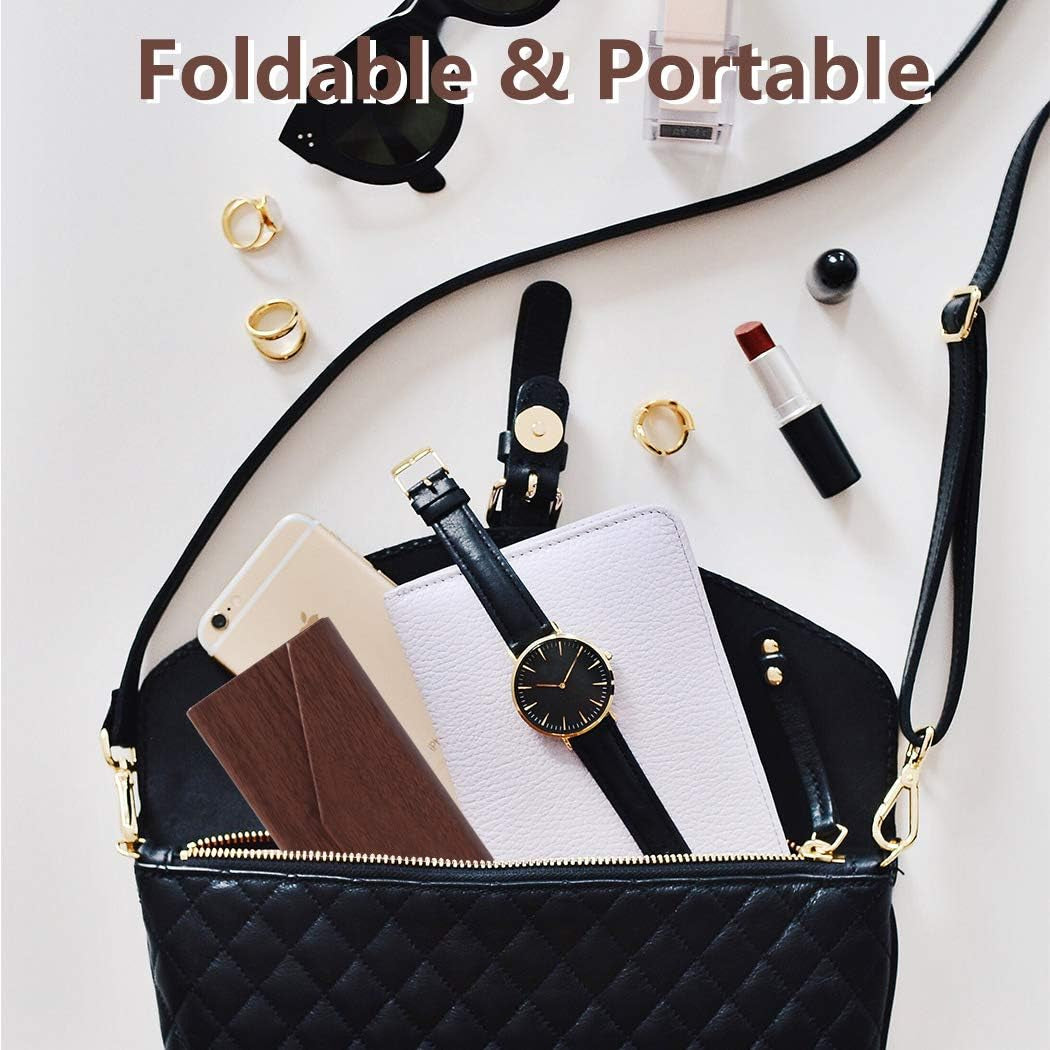 Glasses Cases, Eyeglasses Case Hard Shell for Men Women, PU Folding Glasses Sunglasses Case Portable with Clean Cloth