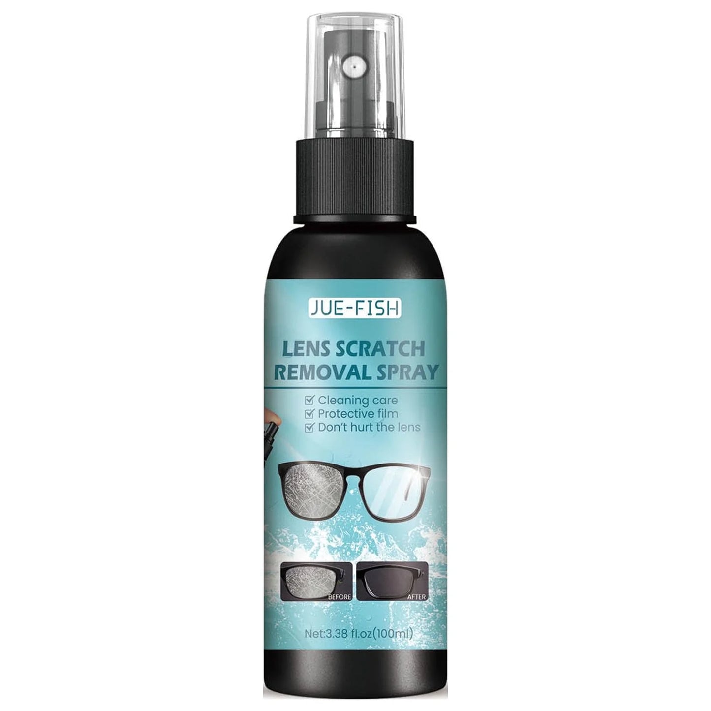 Eyeglass Lens Scratch Remover, 100Ml Eye Glass Spray Cleaning Repair Liquid, Mirror Sunglasses Screen Cleaner Tools