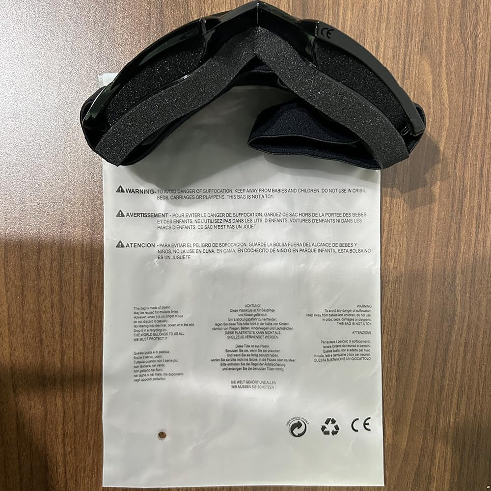 Motorcycle Goggles ATV Goggles Motocross Goggles Windproof Dirt Bike Goggles Dustproof off Road Goggles Scratch Resistant PU Helmet MX Goggles Skiing Goggles Protective Safety Glasses Racing Goggles