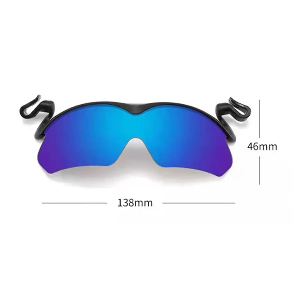 Adjustable Clip Cap Sports Sunglasses Flip-Up Cover UV Protection Polarized Sunglasses Clip on Hat Cycling Goggles