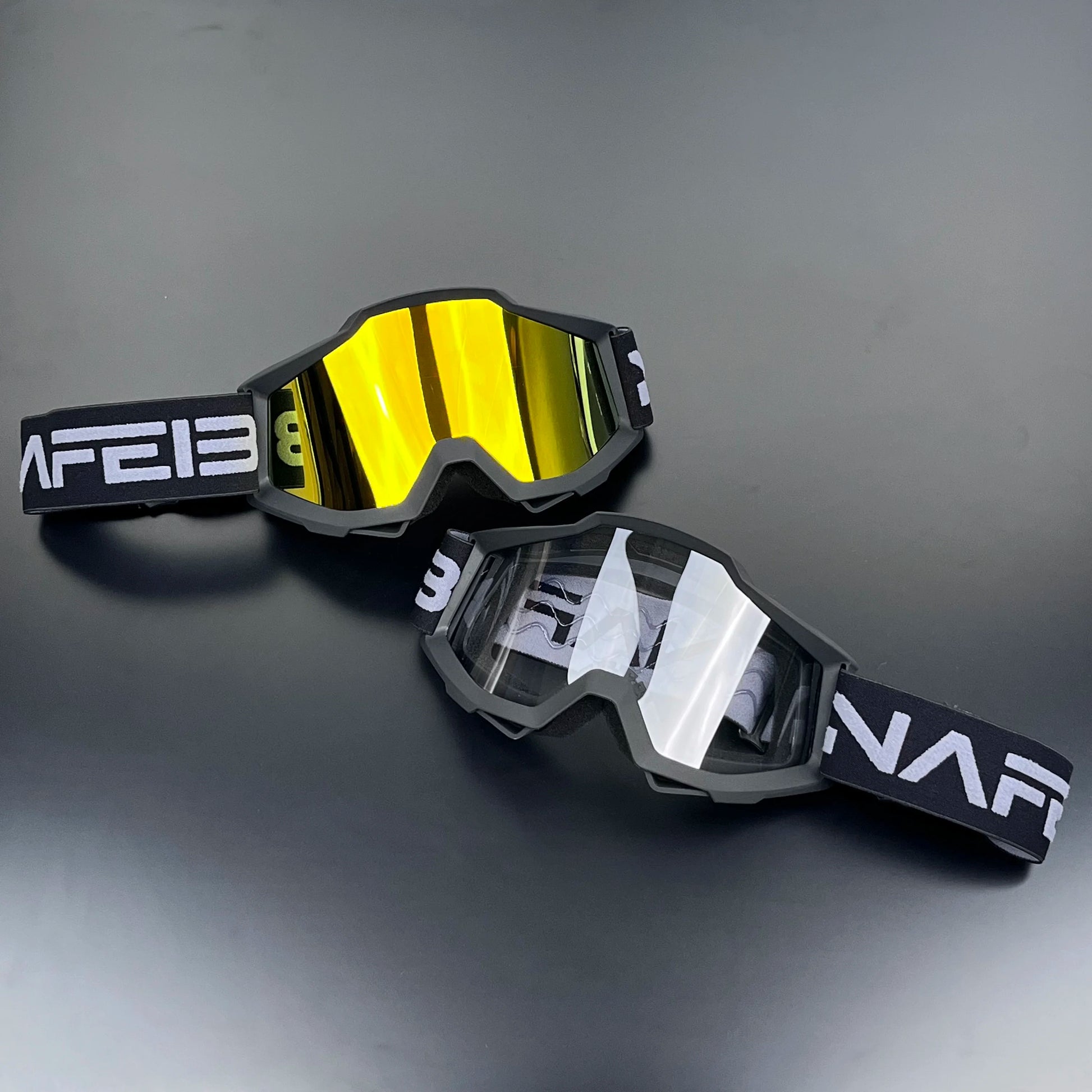 NAFEIB Motorcycle Riding Goggles Men'S Windproof Outdoor Glasses Dirt Bike Off-Road Helmet Goggles Moto Cross MX MTB