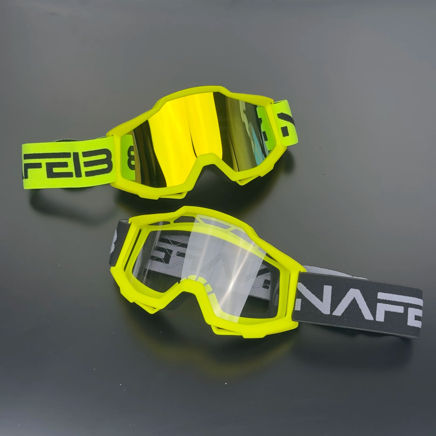 NAFEIB Motorcycle Riding Goggles Men'S Windproof Outdoor Glasses Dirt Bike Off-Road Helmet Goggles Moto Cross MX MTB