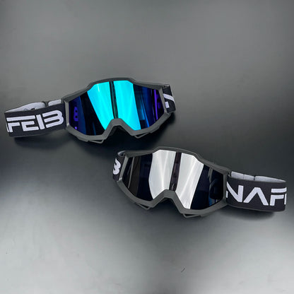 NAFEIB Motorcycle Riding Goggles Men'S Windproof Outdoor Glasses Dirt Bike Off-Road Helmet Goggles Moto Cross MX MTB