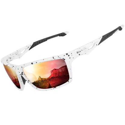KAPVOE Polarized Glasses Men Women Fishing Goggles Camping Hiking Road Driving Eyewear Sport Sunglasses Bicycle Running Glasses