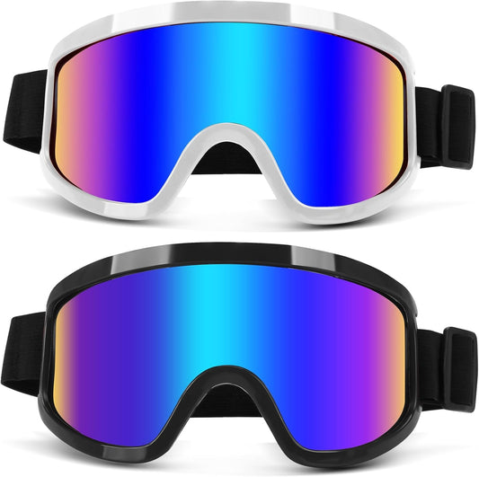 Dirt Bike & ATV Goggles - 2 Pack Riding & Ski Goggles