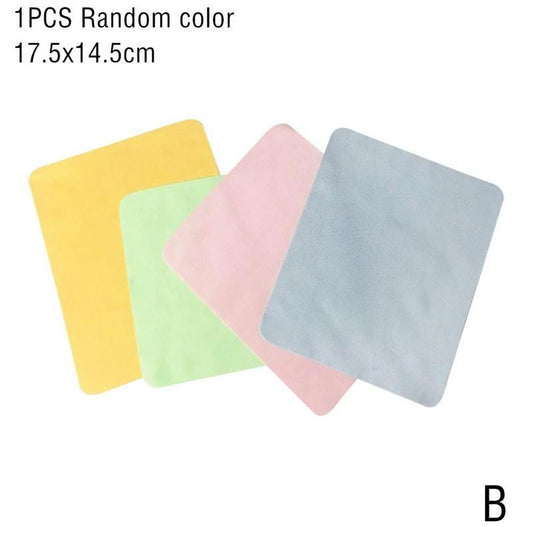 10Pcs Microfiber Glasses Cleaning Cloth for Lens Chamois Glasses Cleaner Wipes O2G7