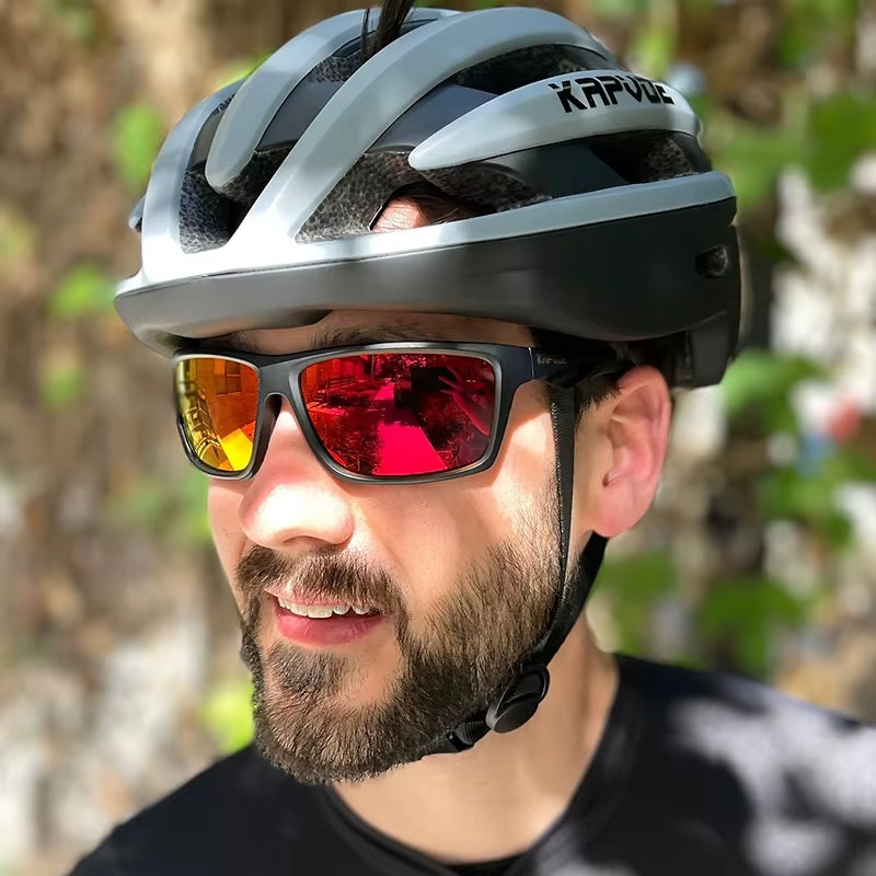 KAPVOE Polarized Glasses Men Women Fishing Goggles Camping Hiking Road Driving Eyewear Sport Sunglasses Bicycle Running Glasses