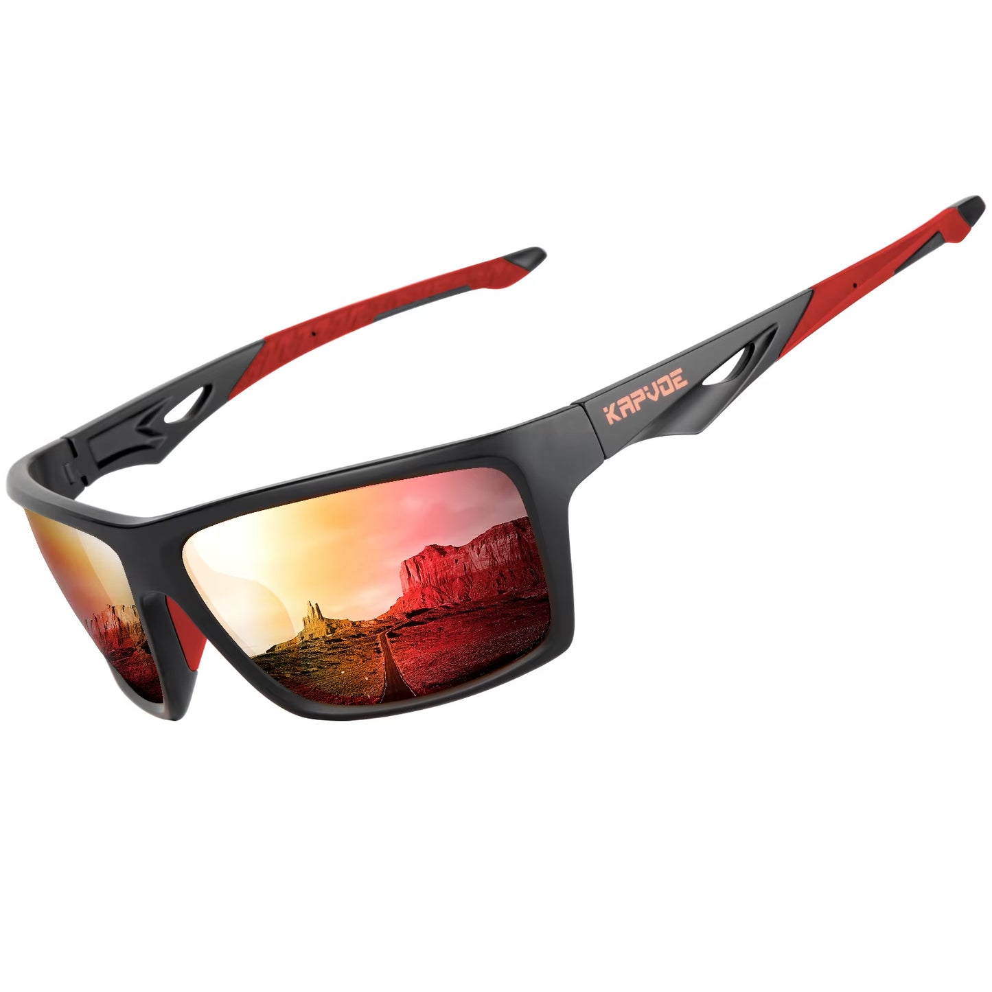 KAPVOE Polarized Glasses Men Women Fishing Goggles Camping Hiking Road Driving Eyewear Sport Sunglasses Bicycle Running Glasses