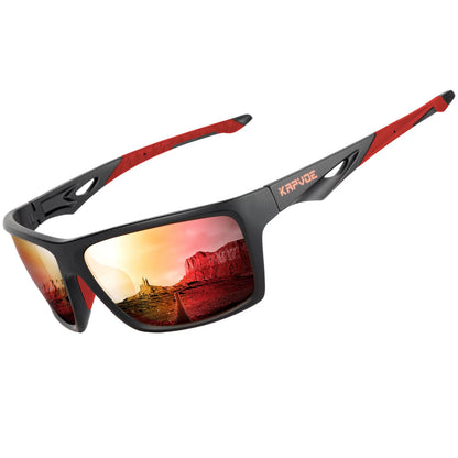KAPVOE Polarized Glasses Men Women Fishing Goggles Camping Hiking Road Driving Eyewear Sport Sunglasses Bicycle Running Glasses