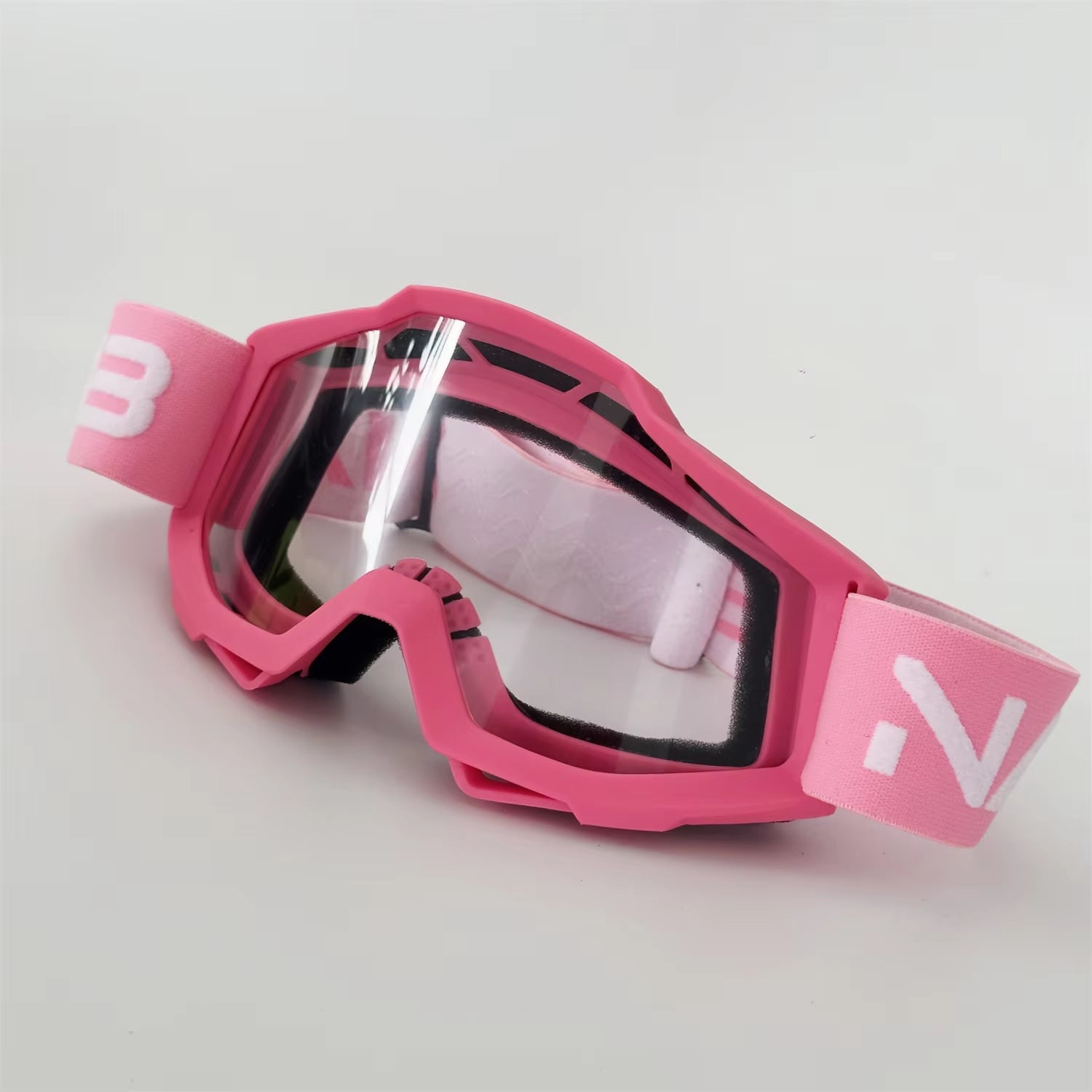 NAFEIB Motorcycle Riding Goggles with Elastic Band to Prevent Detachment UV400 High-Quality Windproof Outdoor Off-Road Glasses