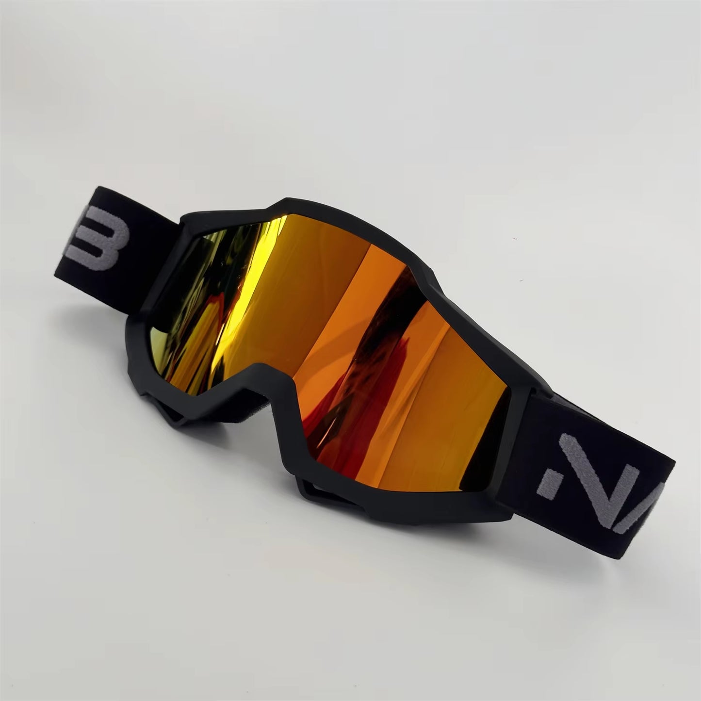 NAFEIB Motorcycle Riding Goggles with Elastic Band to Prevent Detachment UV400 High-Quality Windproof Outdoor Off-Road Glasses