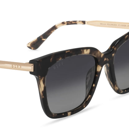 BELLA - ESPRESSO TORTOISE + GREY GRADIENT + POLARIZED SUNGLASSES
