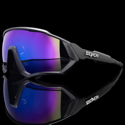SCVCN UV400 Sport Cycling Glasses Road Sunglasses Bicycle Eyewear Mountain Bike MTB Cycl Goggles Running Glasses
